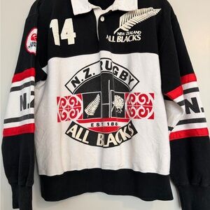 All Blacks Rugby Jersey - Black and White